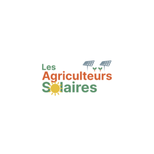 logo vert, jaune et orange sous fond blanc Les agriculteurs du solaire partenaire Feedgy